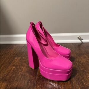 Pink Platform Heels